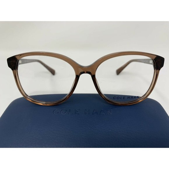 Cole Haan Eyeglasses CH5001 (231) Crystal Brown 54 [] 15 135 Flex Hinges Demos - Picture 2 of 11